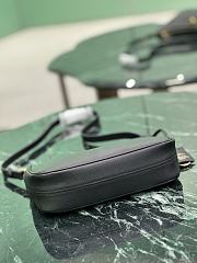 Fortok Prada Re-Edition Saffiano Leather Bag Black 22×18×6cm - 5