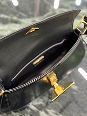 Fortok Prada Cleo Brushed leather shoulder bag black 24×11×4cm - 5