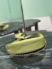 Fortok Prada Demi-lune Re-Nylon shoulder bag Ivy Green 30 x 13.5 x 6cm - 4