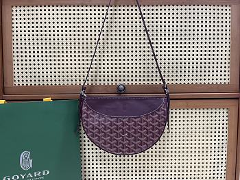 Fortok Goyard Hirondelle Burgundy 25Ⅹ6X17cm 