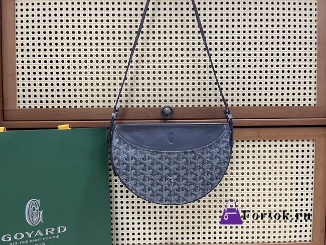 Fortok Goyard Hirondelle Grey 25Ⅹ6X17cm  - 1