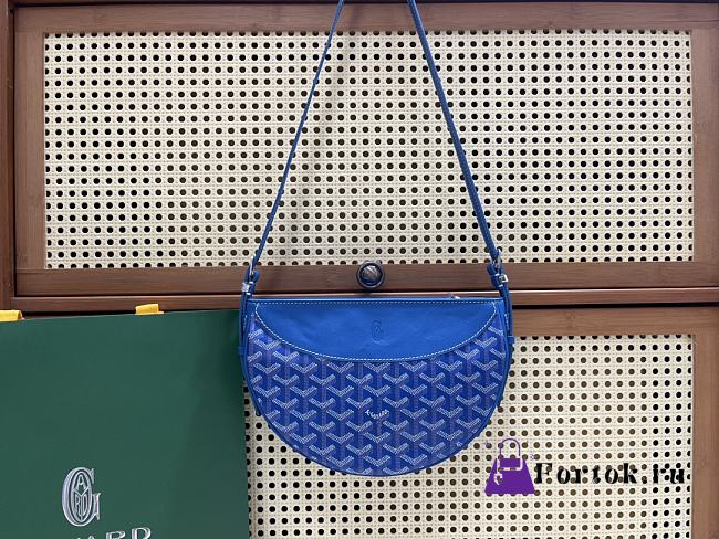 Fortok Goyard Hirondelle Blue 25Ⅹ6X17cm  - 1