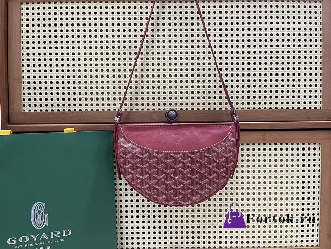 Fortok Goyard Hirondelle Red 25Ⅹ6X17cm  - 1