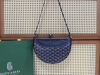 Fortok Goyard Hirondelle Navy Blue 25Ⅹ6X17cm 