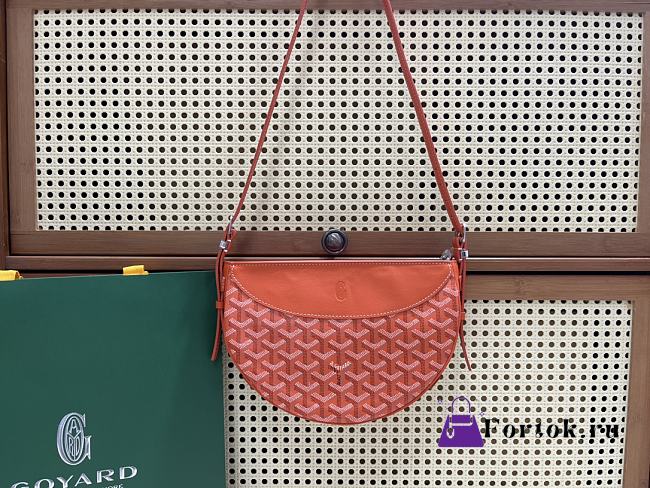 Fortok Goyard Hirondelle Orange 25Ⅹ6X17cm  - 1