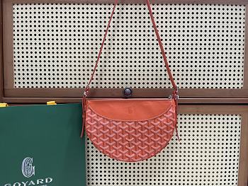 Fortok Goyard Hirondelle Orange 25Ⅹ6X17cm 