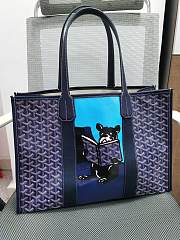 Fortok Goyard Pre-owned Goyard Villette Shopping Bag in Green/Blue 45 x 32 x 17 cm - 4