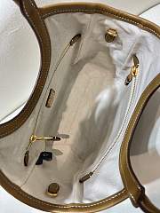 Fortok Miu Miu Ivy leather tote bag Brown 24 x 22 x 12 cm - 6
