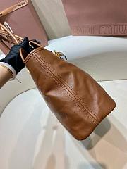Fortok Miu Miu Aventure Nappa Leather Bag Oak 31 x 40 x 13 cm - 3