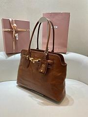Fortok Miu Miu Aventure Nappa Leather Bag Oak 31 x 40 x 13 cm - 2