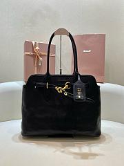 Fortok Miu Miu Aventure Nappa Leather Bag Black 31 x 40 x 13 cm - 1
