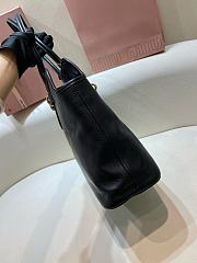 Fortok Miu Miu Aventure Nappa Leather Bag Black 31 x 40 x 13 cm - 3