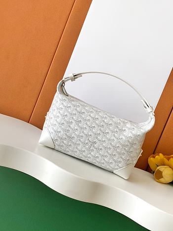 Fortok Goyard Bowling 25 Toiletry Bag White 24 x 12 x 13 cm