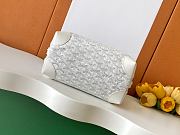 Fortok Goyard Bowling 25 Toiletry Bag White 24 x 12 x 13 cm - 3