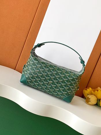 Fortok Goyard Bowling 25 Toiletry Bag Green 24 x 12 x 13 cm