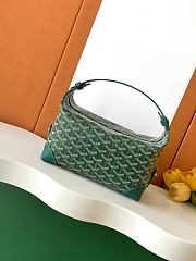 Fortok Goyard Bowling 25 Toiletry Bag Green 24 x 12 x 13 cm - 3