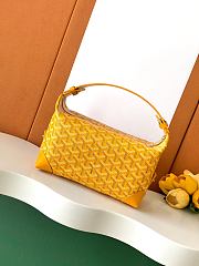 Fortok Goyard Bowling 25 Toiletry Bag Yellow 24 x 12 x 13 cm - 1