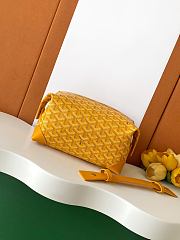 Fortok Goyard Bowling 25 Toiletry Bag Yellow 24 x 12 x 13 cm - 5
