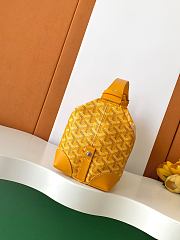 Fortok Goyard Bowling 25 Toiletry Bag Yellow 24 x 12 x 13 cm - 3