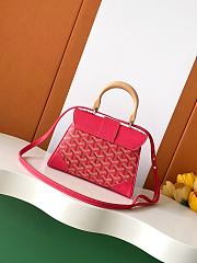 Fortok Goyard Saïgon Souple mini bag Red 19 x 8 x 15 cm  - 6
