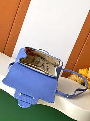 Fortok Goyard Saïgon Souple mini bag Blue 19 x 8 x 15 cm  - 5