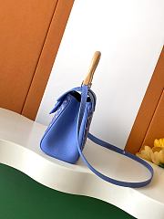 Fortok Goyard Saïgon Souple mini bag Blue 19 x 8 x 15 cm  - 3