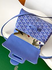 Fortok Goyard Saïgon Souple mini bag Blue 19 x 8 x 15 cm  - 2