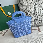 Fortok Goyard Beluga bag Light Blue 23X18.5X8cm - 4