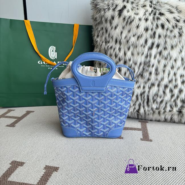 Fortok Goyard Beluga bag Light Blue 23X18.5X8cm - 1