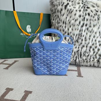 Fortok Goyard Beluga bag Light Blue 23X18.5X8cm