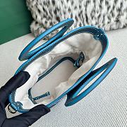 Fortok Goyard Beluga bag Teal 23X18.5X8cm - 6