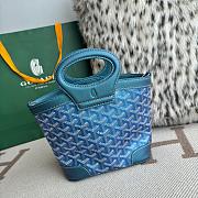 Fortok Goyard Beluga bag Teal 23X18.5X8cm - 3