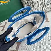Fortok Goyard Beluga bag Blue 23X18.5X8cm - 5