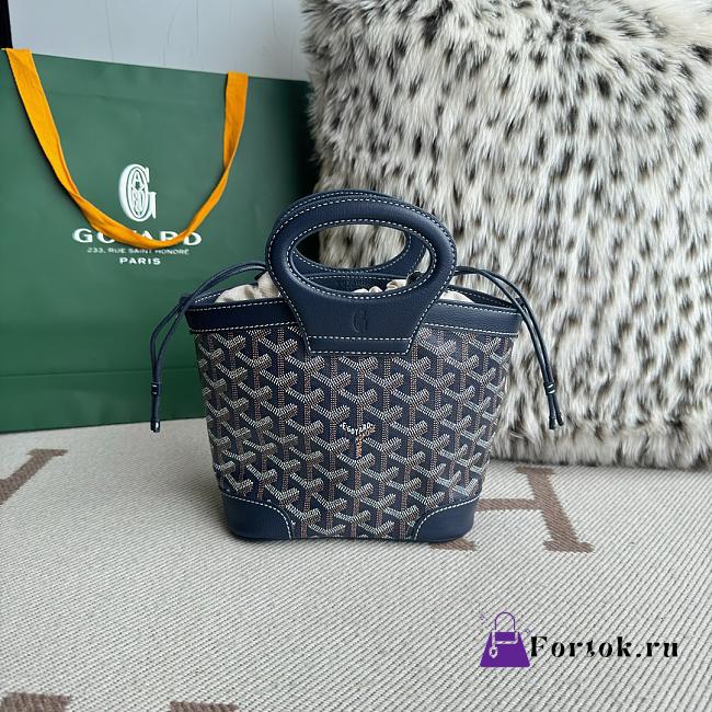 Fortok Goyard Beluga bag Navy Blue 23X18.5X8cm - 1