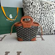 Fortok Goyard Beluga bag Black & Tan 23X18.5X8cm - 1