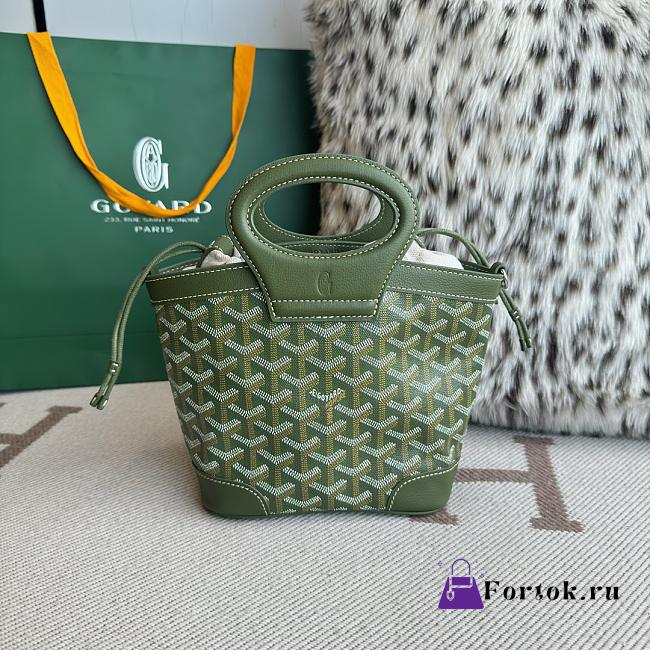 Fortok Goyard Beluga bag Olive Green 23X18.5X8cm - 1