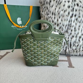 Fortok Goyard Beluga bag Olive Green 23X18.5X8cm