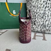 Fortok Goyard Beluga bag Burgundy 23X18.5X8cm  - 6