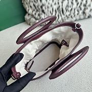 Fortok Goyard Beluga bag Burgundy 23X18.5X8cm  - 3