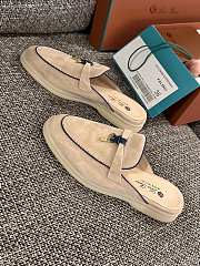 Loro Piana Summer Charms Walk Mules Beige - 3