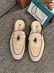 Loro Piana Summer Charms Walk Mules Beige - 2