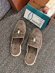 Loro Piana Summer Charms Walk Mules Brown - 2