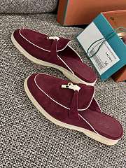 Loro Piana Summer Charms Walk Mules Rouge - 2