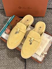 Loro Piana Summer Charms Walk Mules Yellow - 1
