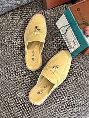 Loro Piana Summer Charms Walk Mules Yellow - 5