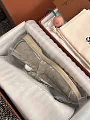 Loro Piana Summer Walk Suede Grey Loafers  - 2