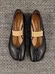 Fortok Maison Margiela Leather ballerinas Black - 1