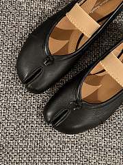 Fortok Maison Margiela Leather ballerinas Black - 3