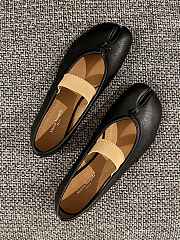 Fortok Maison Margiela Leather ballerinas Black - 2
