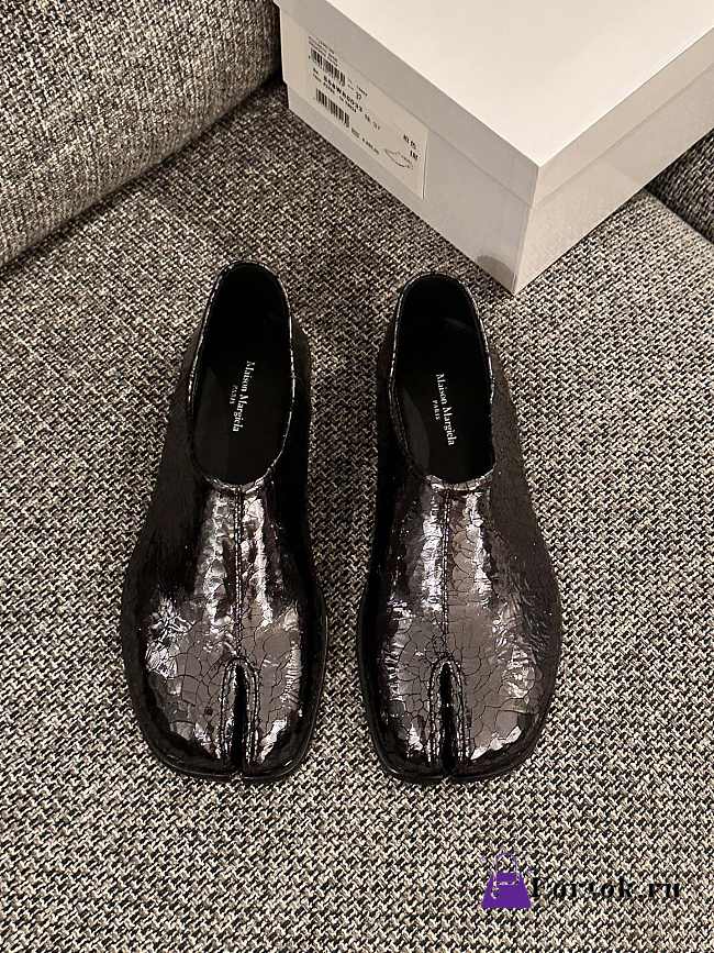 Fortok Maison Margiela Tabi moccasins Shining leather  - 1